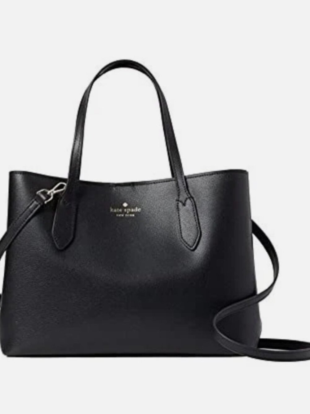 Authentic New With Tag Kate Spade black leather bag - Picture 2 of 10